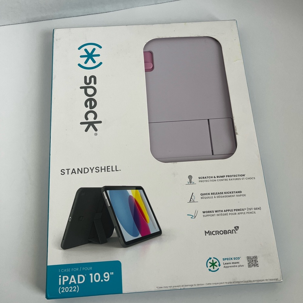 Speck StandyShell Case for iPad 10.9” 10th Gen Protective Cover Stand